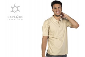 azzurro-polo-majica-bez-beige-